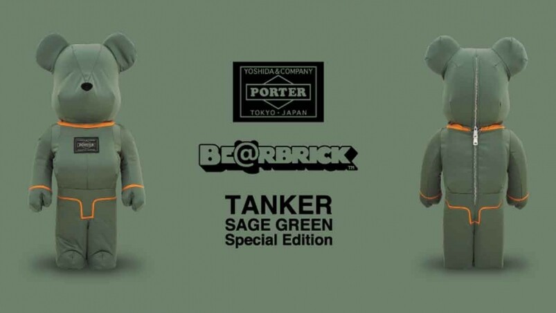 その他 BE@RBRICK PORTER 400% TANKER SAGE GREEN BE@RBRICK x PORTER(ベアブリック x ポーター) PORTERxBE@RBRICK